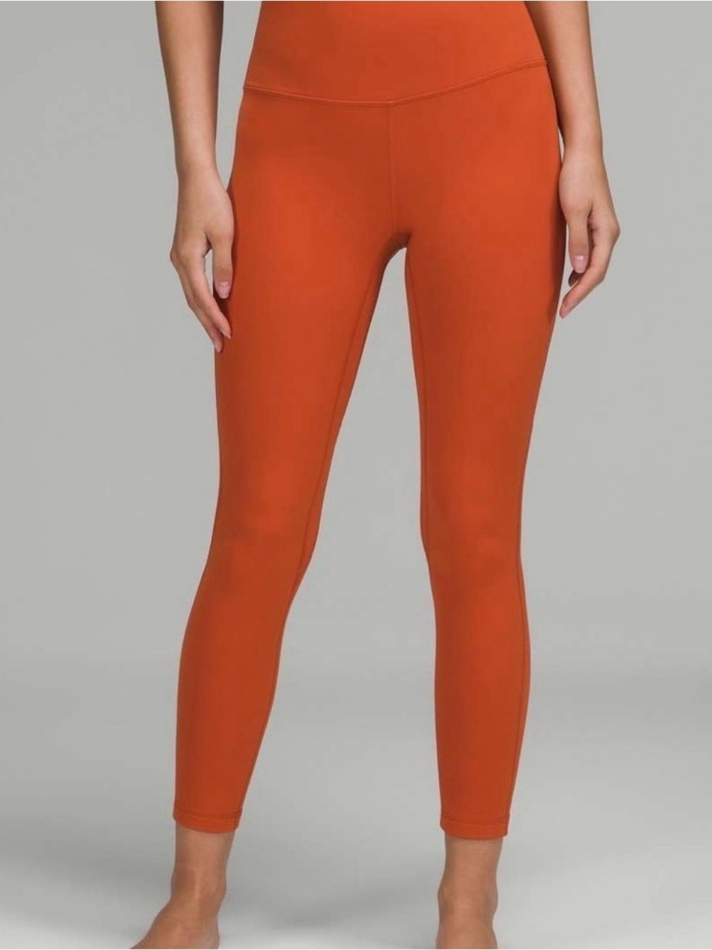 Lululemon Align High-Rise Pant 25” Canyon Orange Size 4